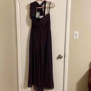 Plum bridesmaid dress